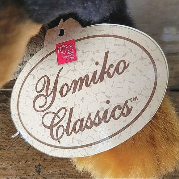 Deadstock 90s Yomiko Classics Rottweiler puppy plush - Picture 6 of 13
